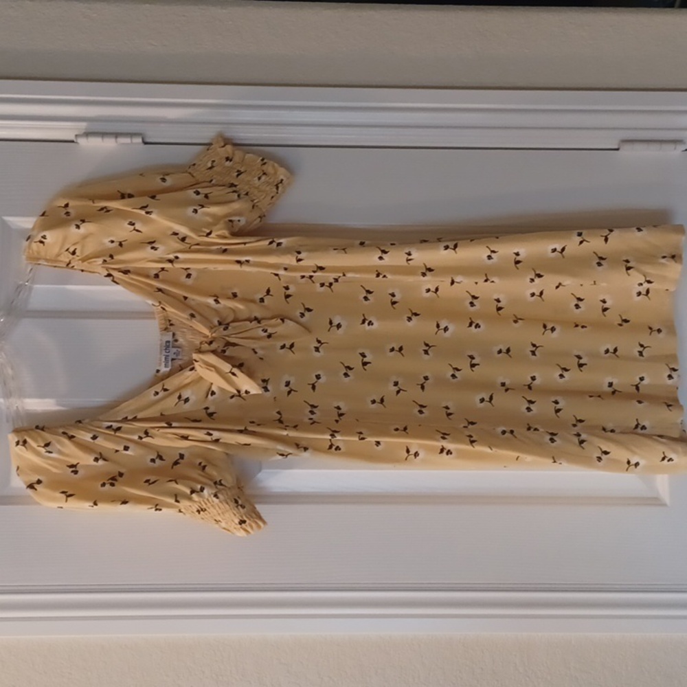 *Floral Rayon Dress XL Jr